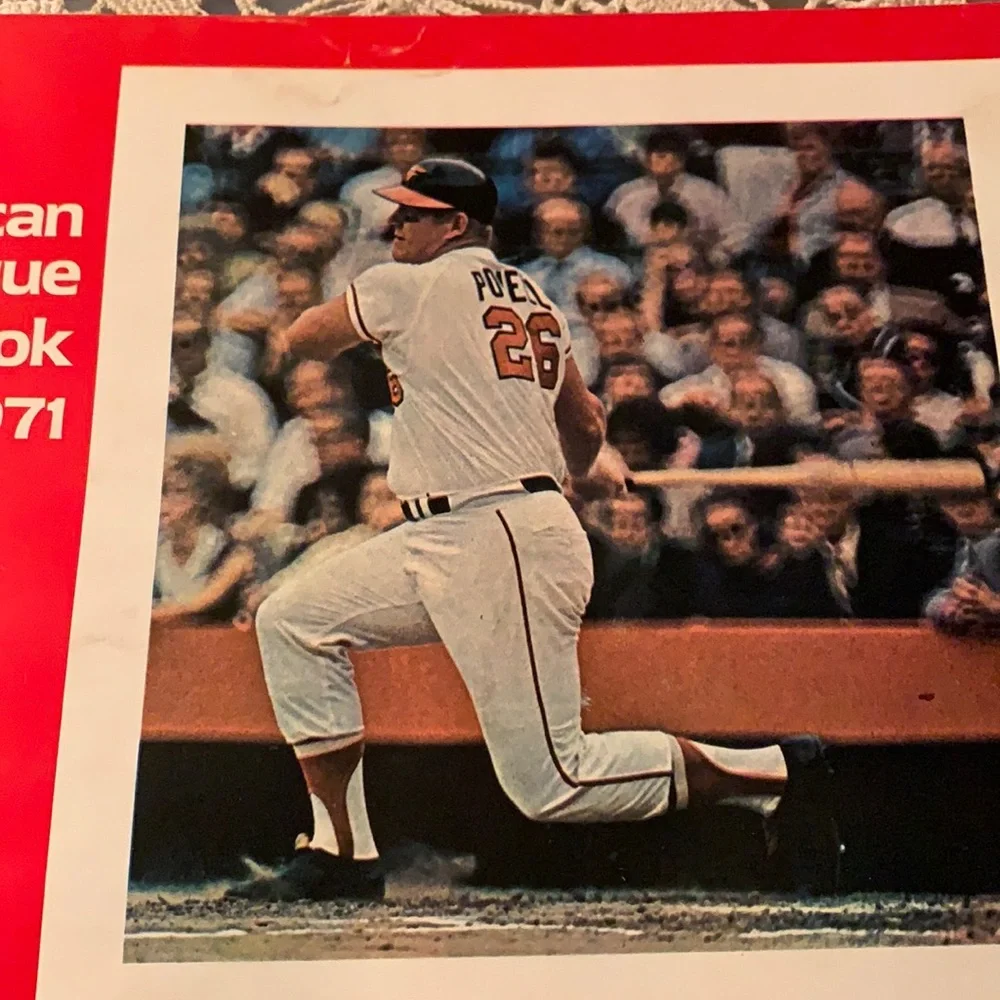 1971 AMERICAN LEAGUE Red Book BALTIMORE Orioles BOOG POWELL Yankees TIGERS Twins